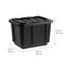 IRIS USA 11.5Gal Heavy-Duty Storage Plastic Bin Tote Container for Garage with Durable Lid